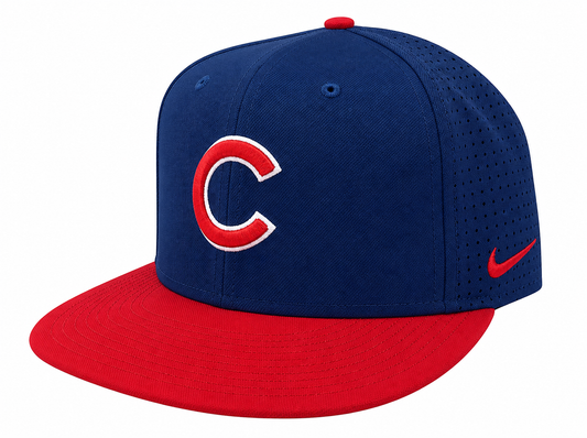 NIKE Chicago Cubs 2016 World Series 2 Tone Deep Royal/Red Aero True Adjustable Dri-Fit Performance Hat