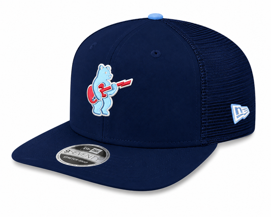 Chicago Cubs New Era Sky Guitar Bear Navy Alternate 2 9SEVENTY Trucker Hat