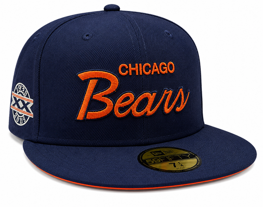 Chicago Bears Super Bowl XX Griswold Navy New Era 59FIFTY Fitted Hat
