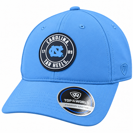 Men's North Carolina Tar Heels Top of the World Baby Blue Performance Adjustable Hat