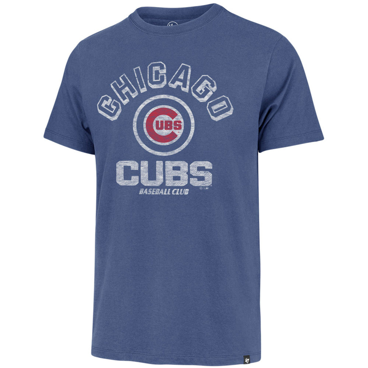 47 Mens Chicago Cubs Royal Retrograde Franklin T-Shirt - Pro Jersey Sports