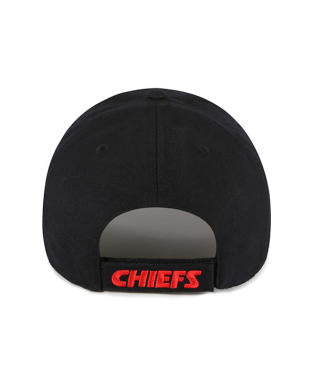Kansas City Chiefs 47 Brand Black MVP Adjustable Hat - Pro Jersey Sports