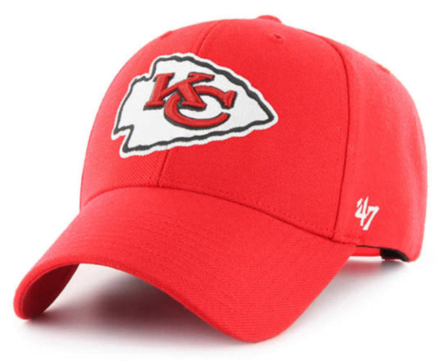 Kansas City Chiefs 47 Brand Red MVP Adjustable Hat - Pro Jersey Sports