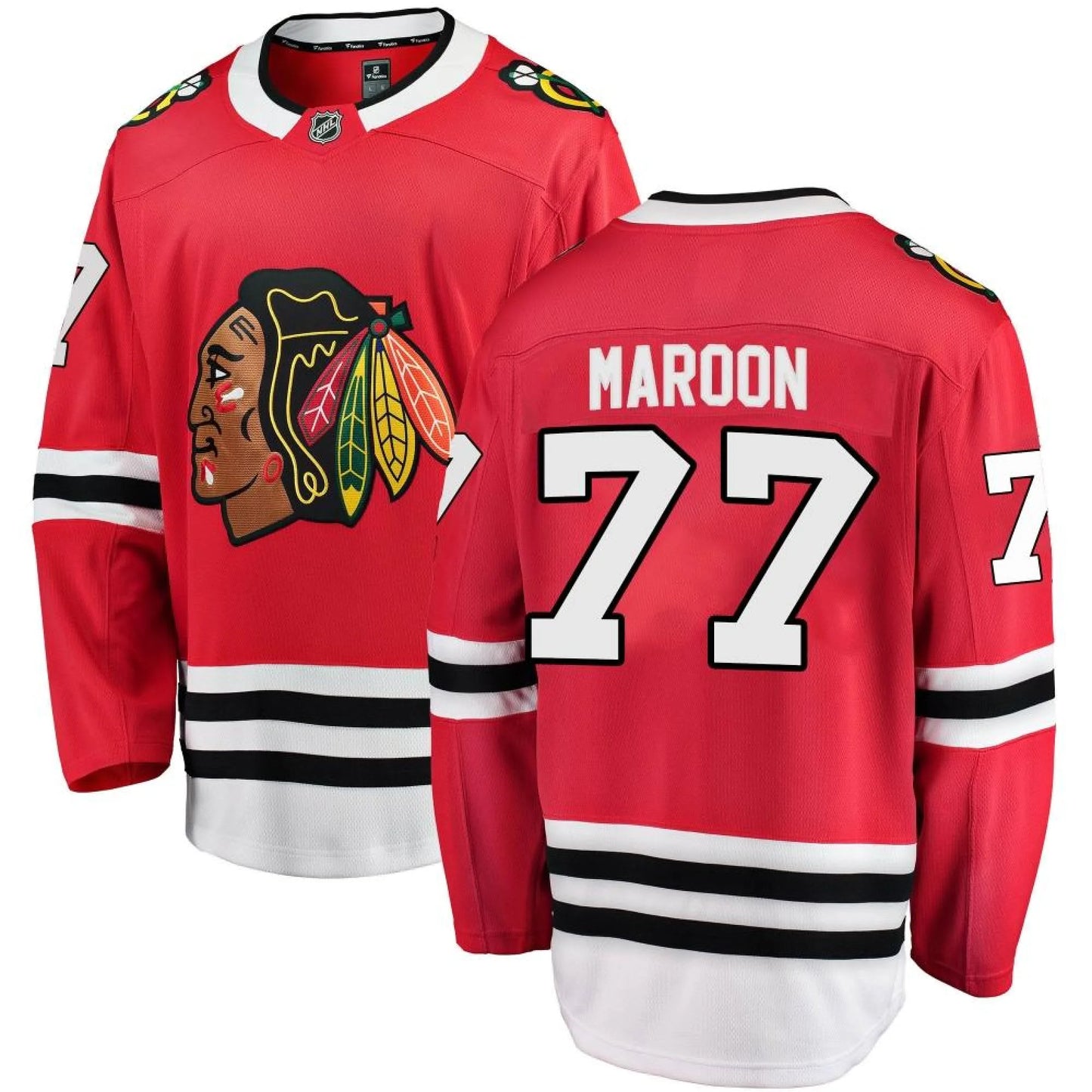 Men's Pat Maroon Chicago Blackhawks Red Home Fanatics Breakaway Premium Replica Jersey - Pro Jersey Sports