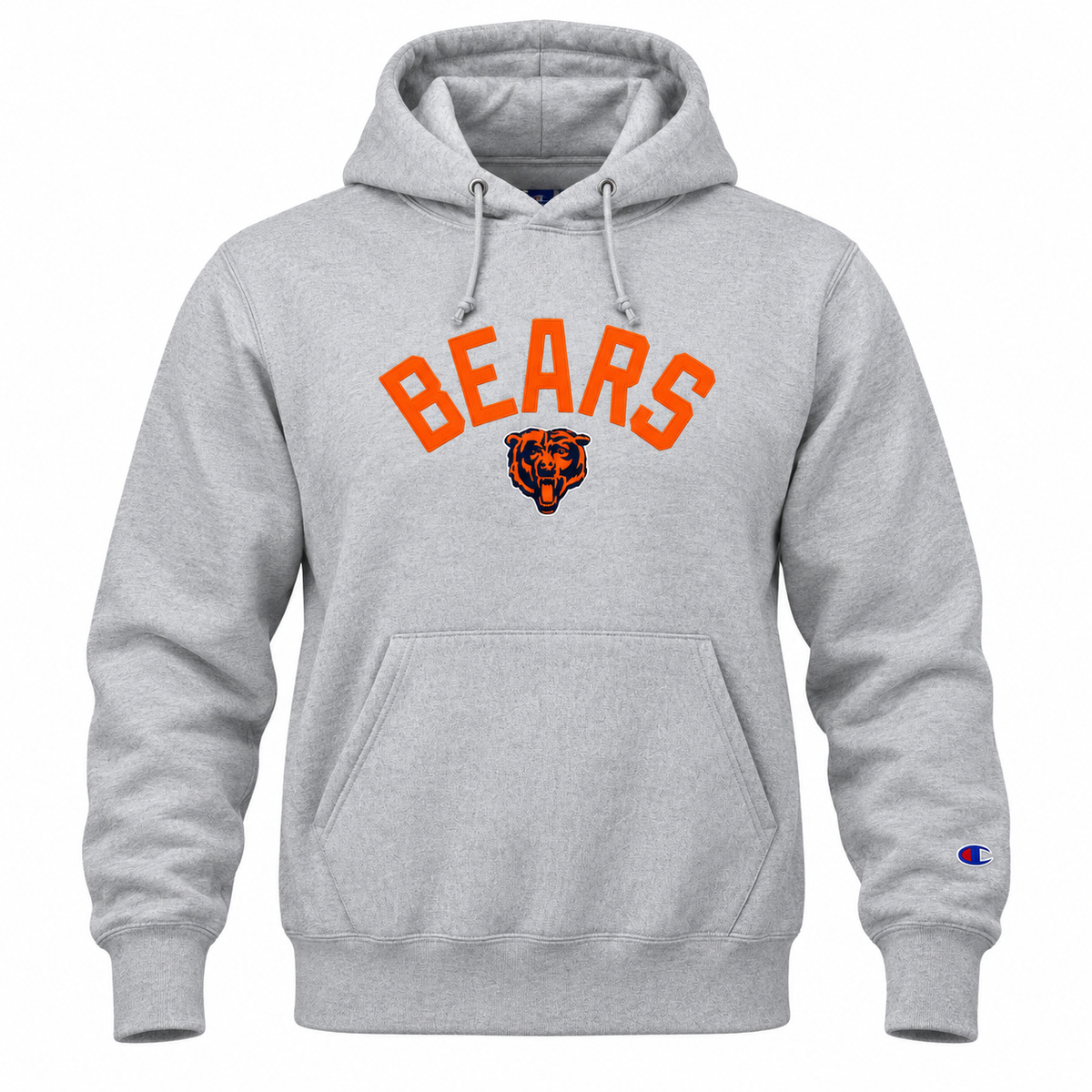 Men's Chicago Bears Oxford Gray Champion Reverse Weave Fleece Hoodie
