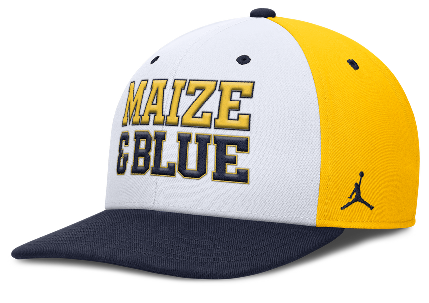 Michigan Wolverines Nike Pro Local Navy Jumpman Adjustable Snapback Hat - Pro Jersey Sports