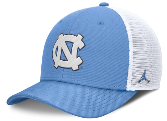 North Carolina Tar Heels Valor Blue Nike Jumpman Club Trucker Adjustable Hat - Pro Jersey Sports