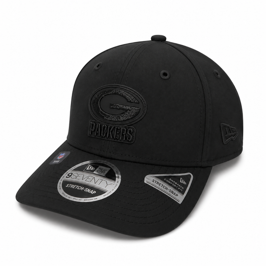 Men's Green Bay Packers New Era 2026 NFL Sideline 9SEVENTY Black Adjustable Hat