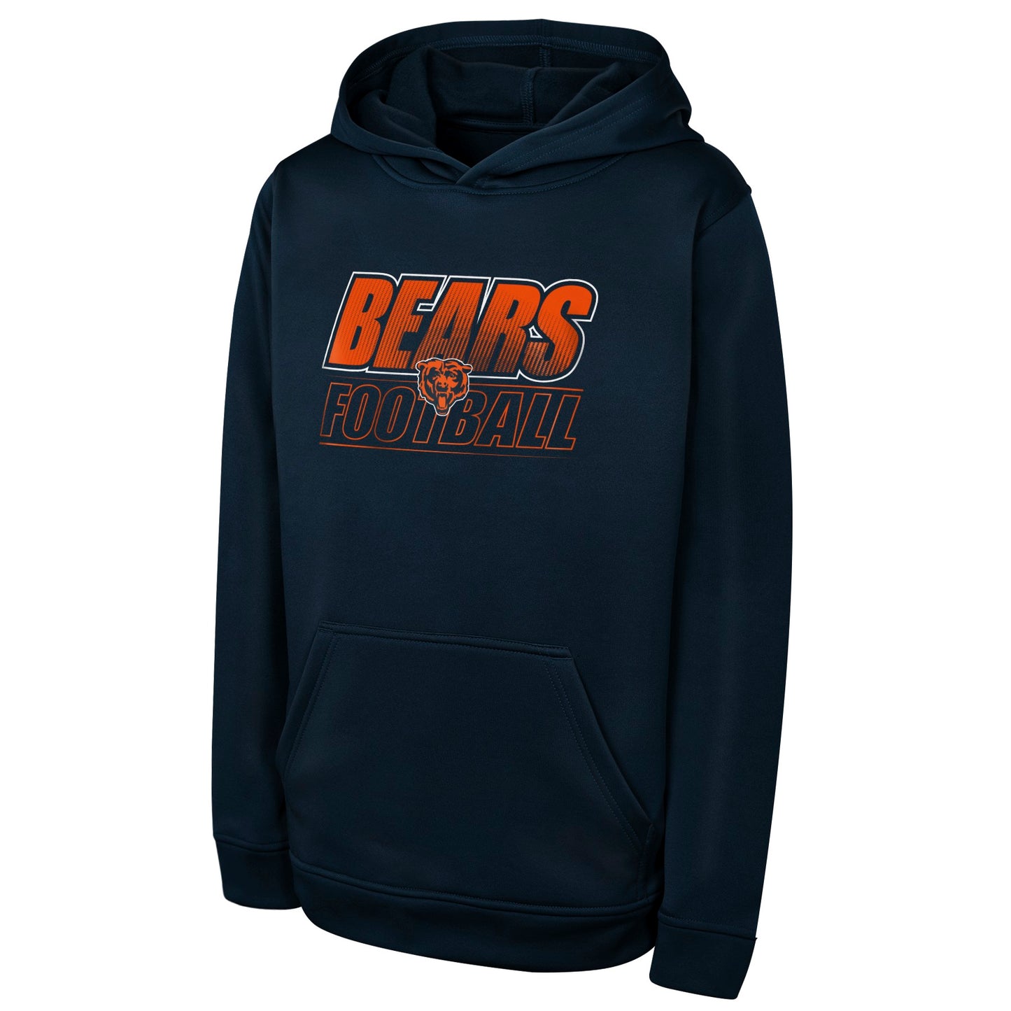 Chicago Bears Youth Extra Point PO Performance Navy Hoodie - Pro Jersey Sports