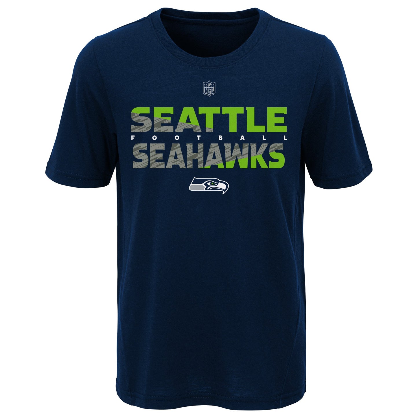 Youth Seattle Seahawks NFL Flux Dual Blend Short Sleeve T-Shirt - Pro Jersey Sports