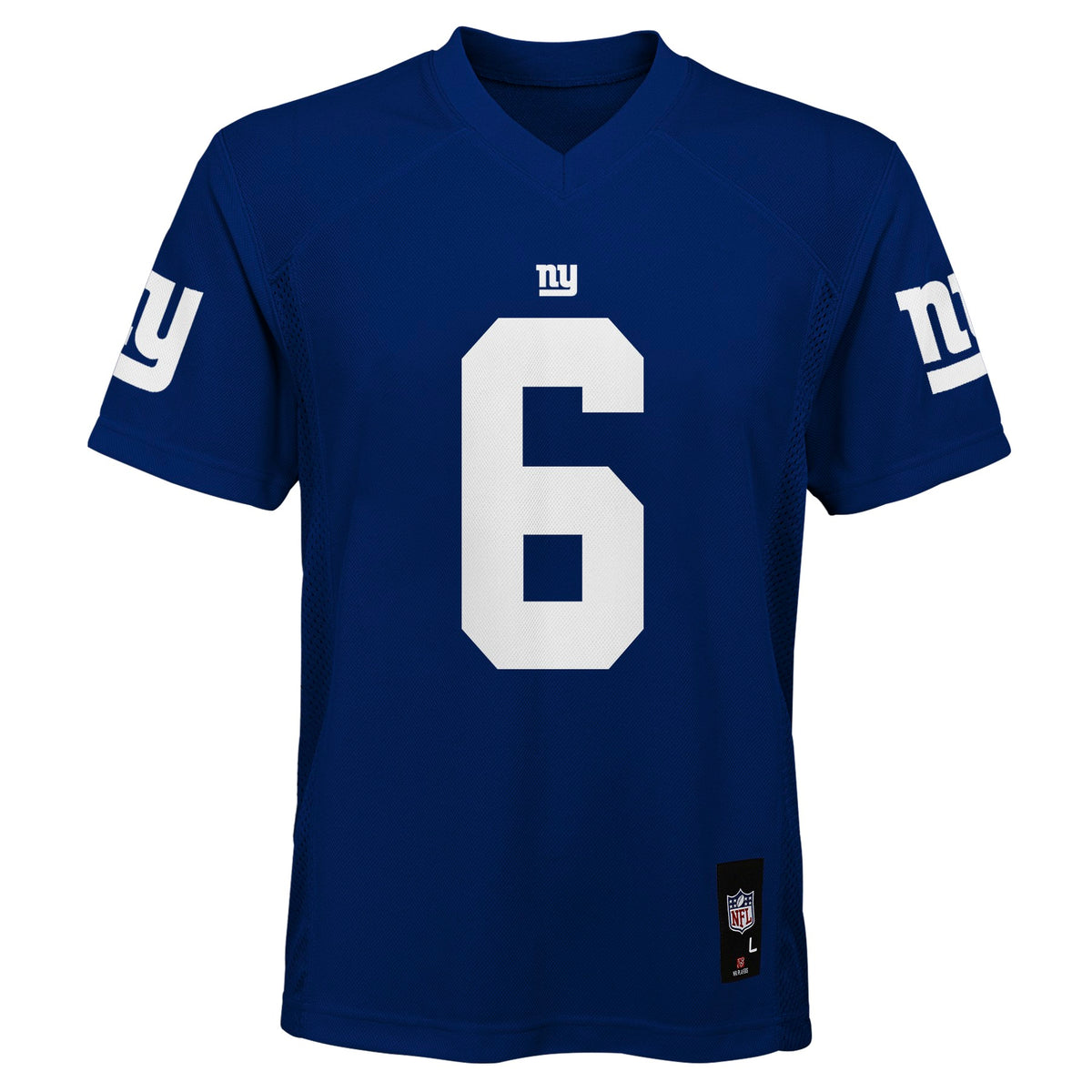 Youth New York Giants Jaxson Dart Royal Blue Mid-Tier Player Jersey