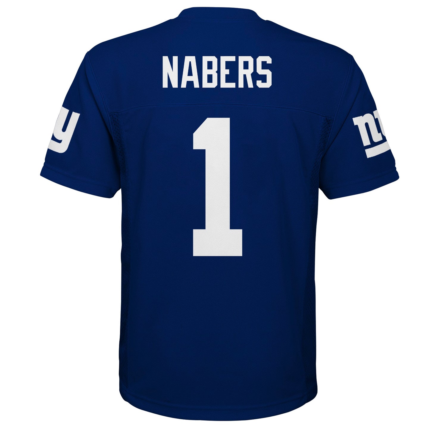 Youth New York Giants Malik Nabers Royal Blue Mid-Tier Player Jersey - Pro Jersey Sports