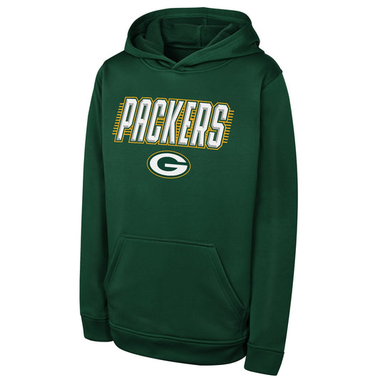 Green Bay Packers Youth Sack Party PO Performance Green Hoodie