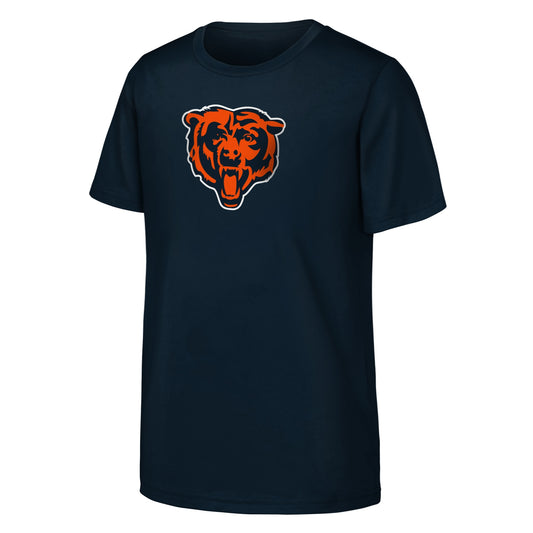 Youth Chicago Bears Primary Logo Navy T-Shirt - Pro Jersey Sports