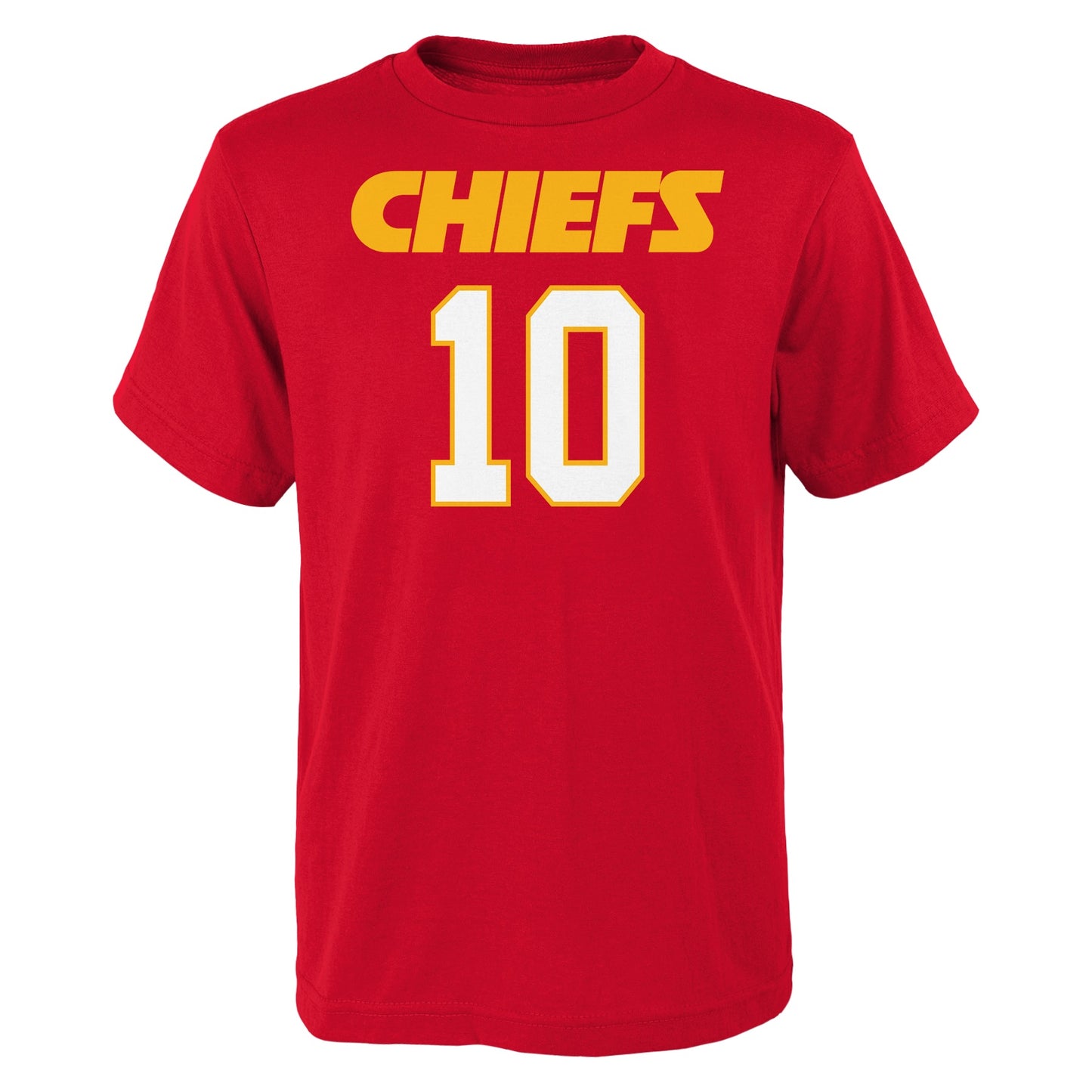 Youth Kansas City Chiefs Isiah Pacheco Red Mainliner Player Name & Number T-Shirt - Pro Jersey Sports