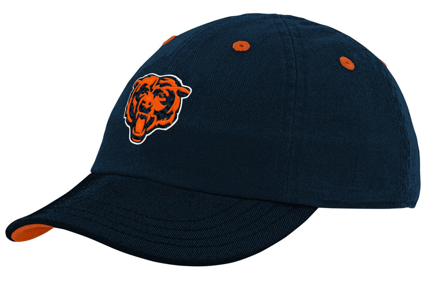 Chicago Bears Infant NFL Navy Team Slouch Adjustable Hat - Pro Jersey Sports