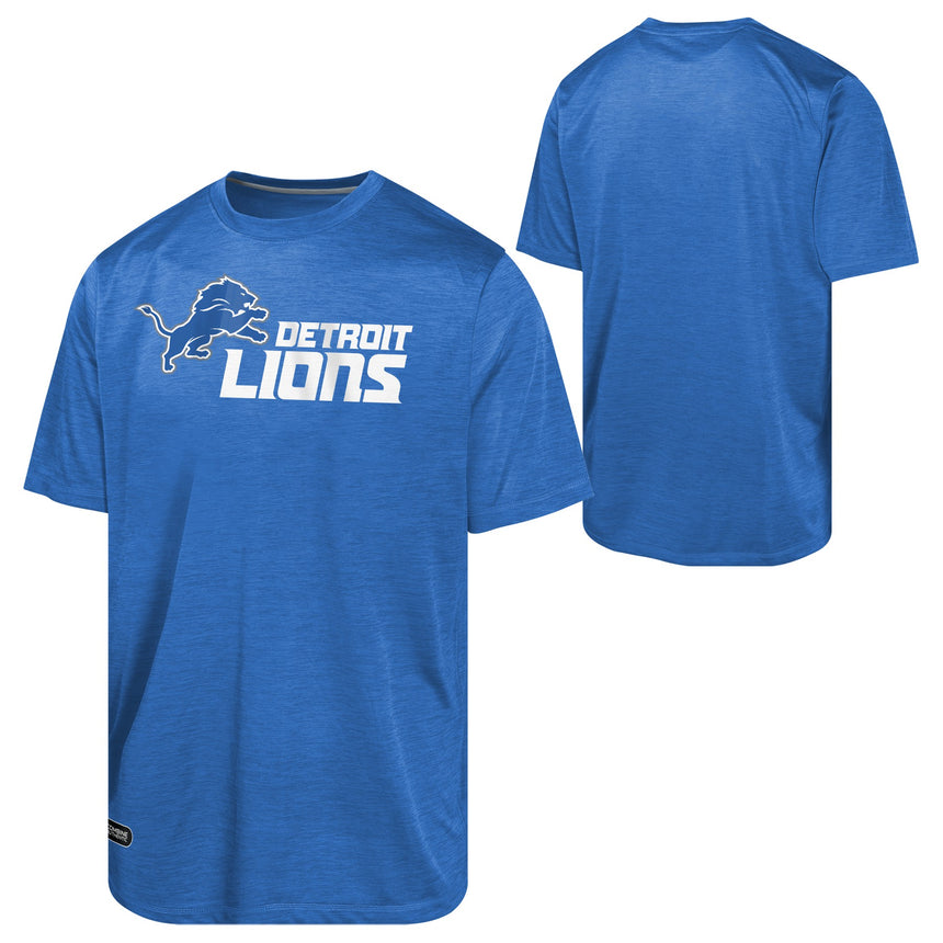 Mens Detroit Lions NFL Combine Blue Spike Speed Tee - Pro Jersey Sports
