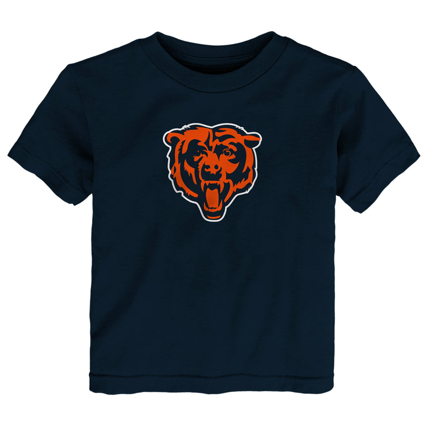 Toddler Chicago Bears Navy Primary Logo T-Shirt - Pro Jersey Sports