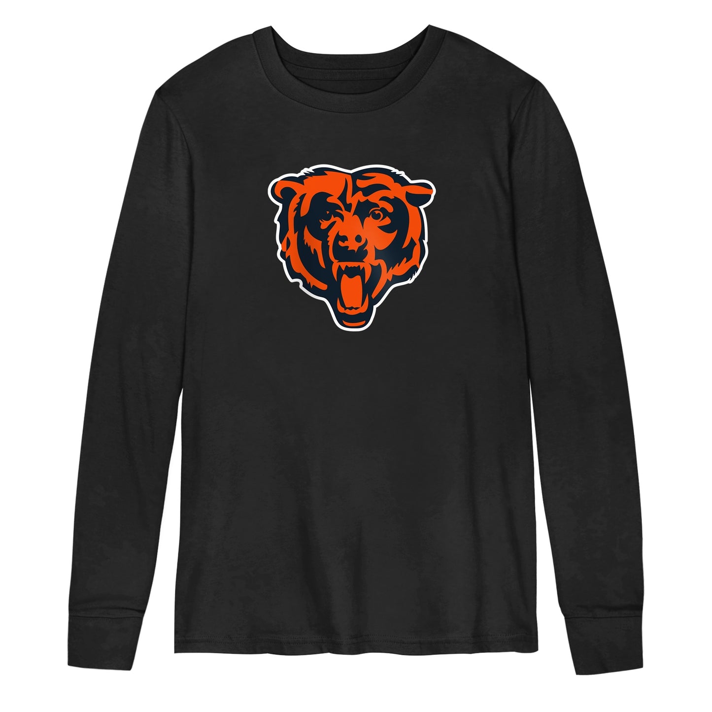 Toddler Chicago Bears Team Logo Long Sleeve Tee By Outerstuff-Navy