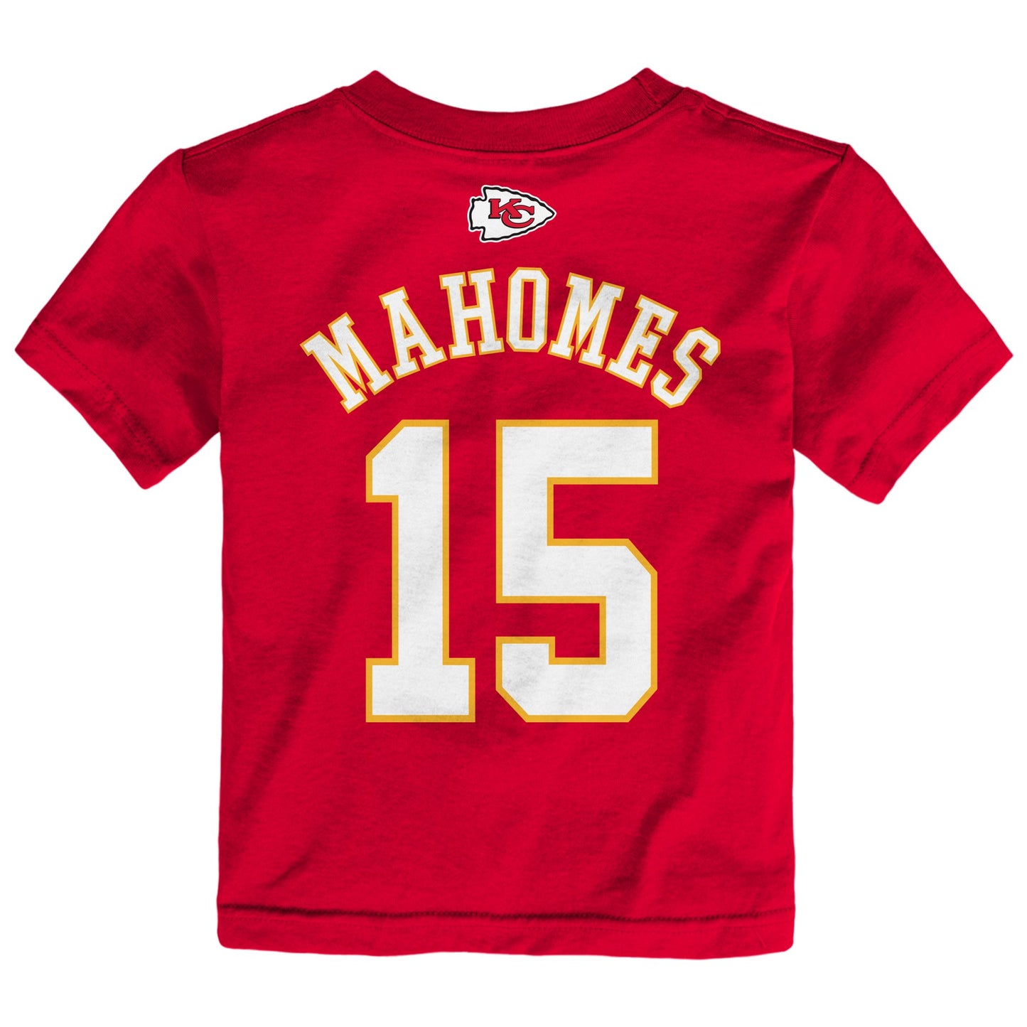 Toddler Patrick Mahomes Kansas City Chiefs Red Mainliner Player Name and Number Shirt - Pro Jersey Sports