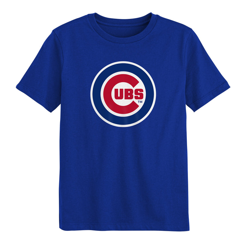 Child Chicago Cubs Primary Logo Royal Blue Short Sleeve Tee - Pro Jersey Sports