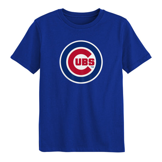 Child Chicago Cubs Primary Logo Royal Blue Short Sleeve Tee - Pro Jersey Sports