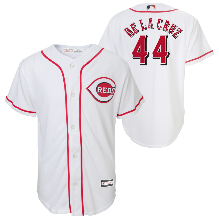 Youth Cincinnati Reds Elly De La Cruz MLB Home Replica Screen Print Jersey - Pro Jersey Sports