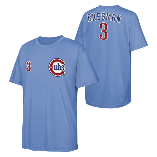 Youth Chicago Cubs Alex Bregman Alternate 2 Player Sublimated Jersey Top