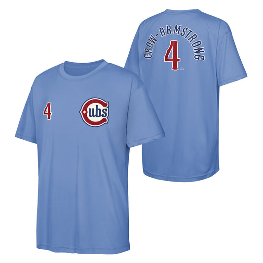 Youth Chicago Cubs Pete Crow-Armstrong Alternate 2 Performance Player Sublimated Jersey Top