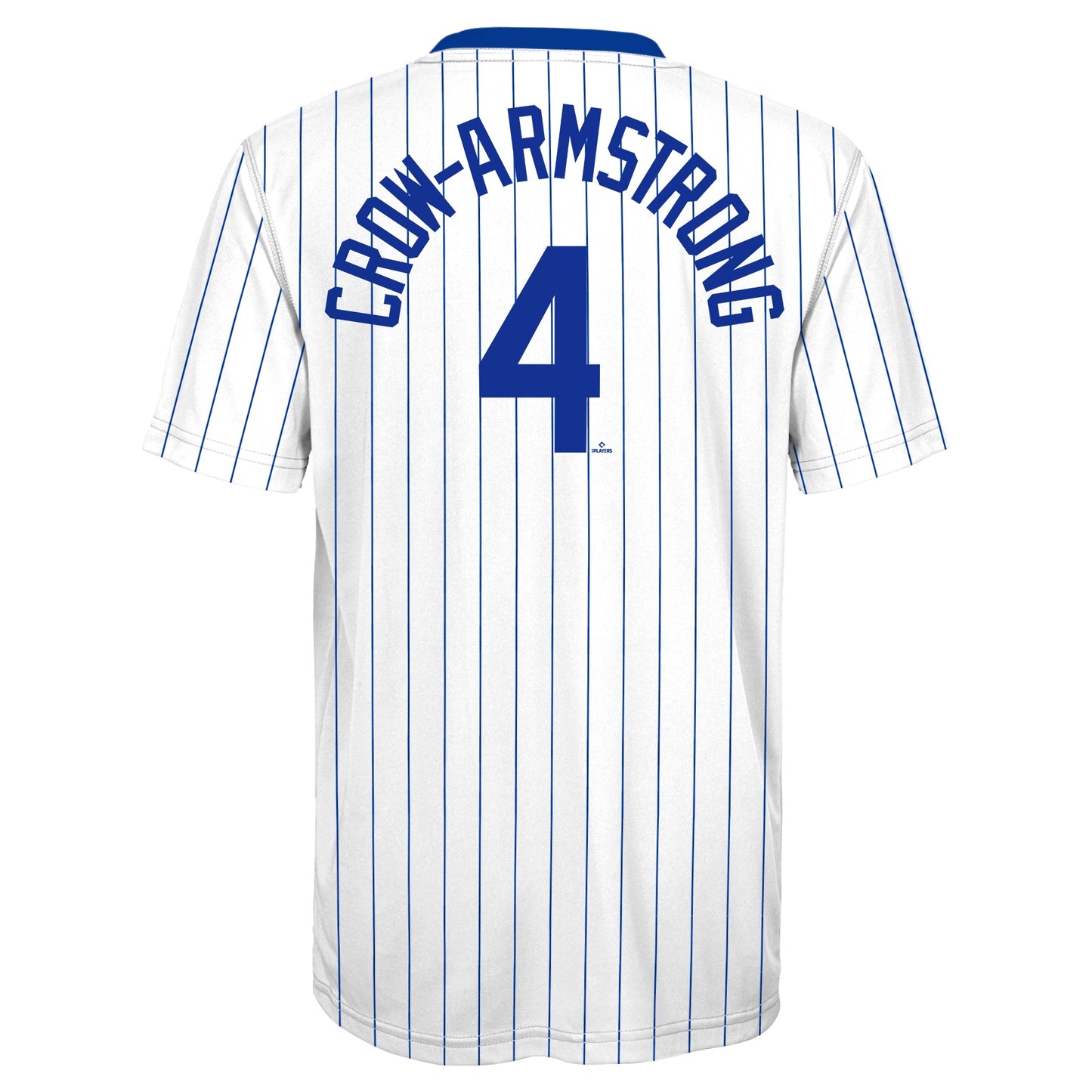 Chicago Cubs Pete Crow-Armstrong Child Home Pinstripes Player Sublimated Jersey Top