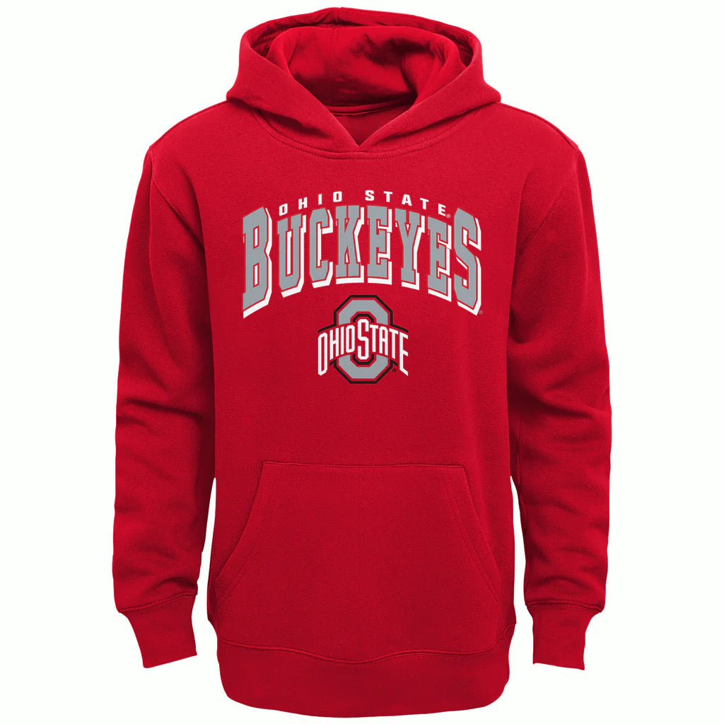 Kids Ohio State Buckeyes Red Child Hoodie - Pro Jersey Sports