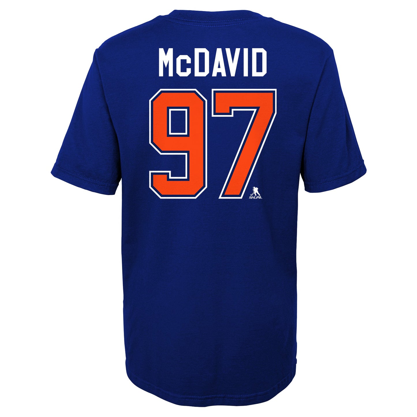 Youth Edmonton Oilers Connor McDavid Blue NHL Player Name & Number T-Shirt - Pro Jersey Sports