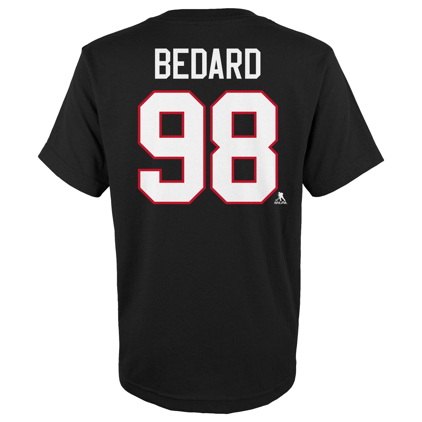 Youth Chicago Blackhawks Connor Bedard Black NHL Player Name & Number T-Shirt - Pro Jersey Sports
