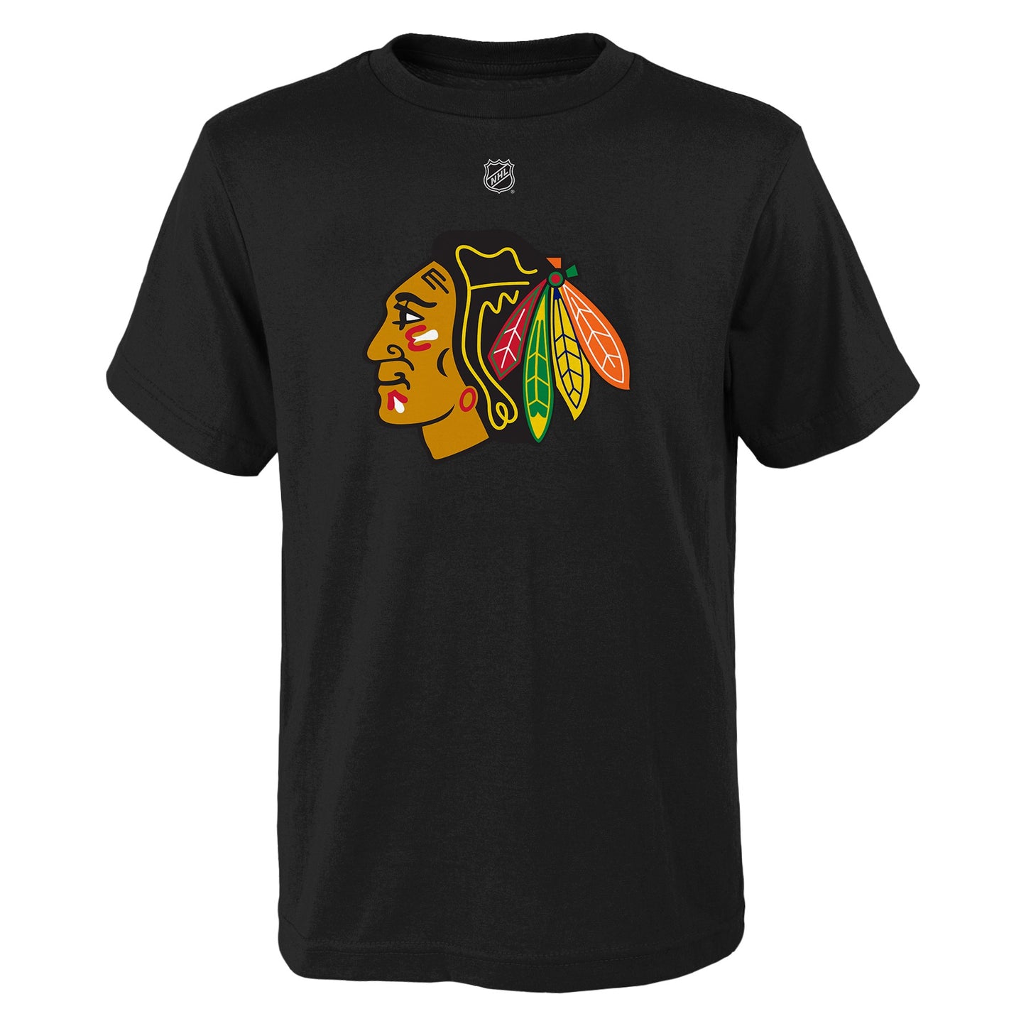 Youth Chicago Blackhawks Connor Bedard Black NHL Player Name & Number T-Shirt