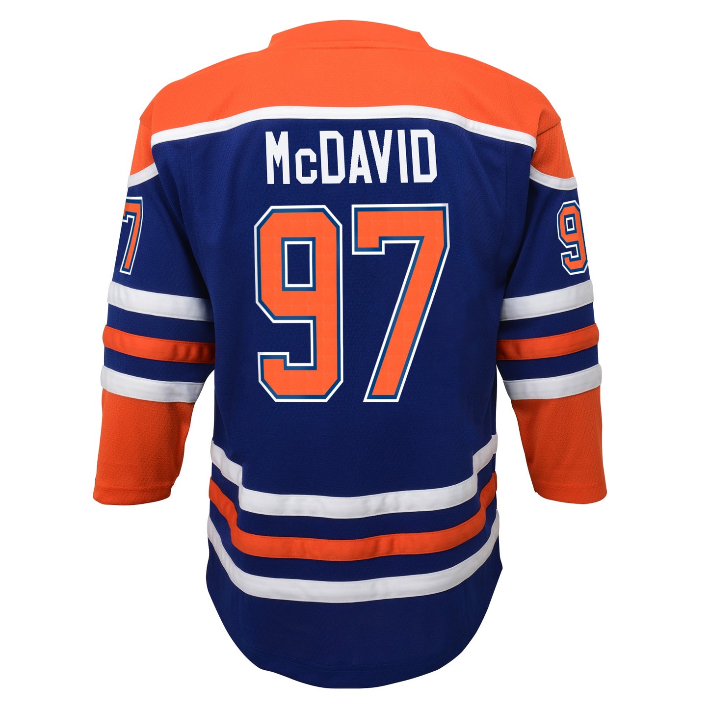 Youth Edmonton Oilers Connor McDavid Home Premier Jersey-Blue - Pro Jersey Sports
