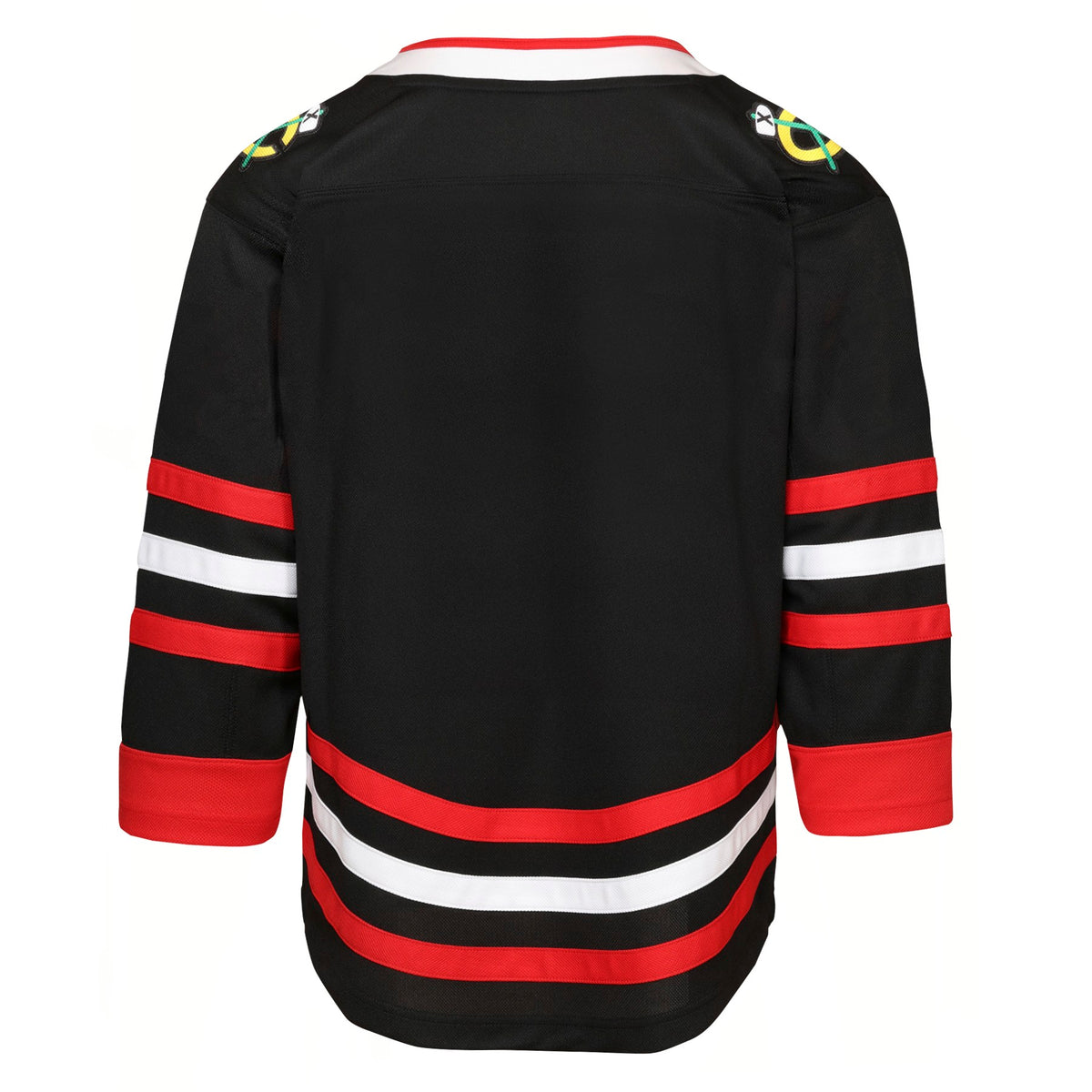 Youth Chicago Blackhawks Black Alternate Premier Replica Blank Jersey