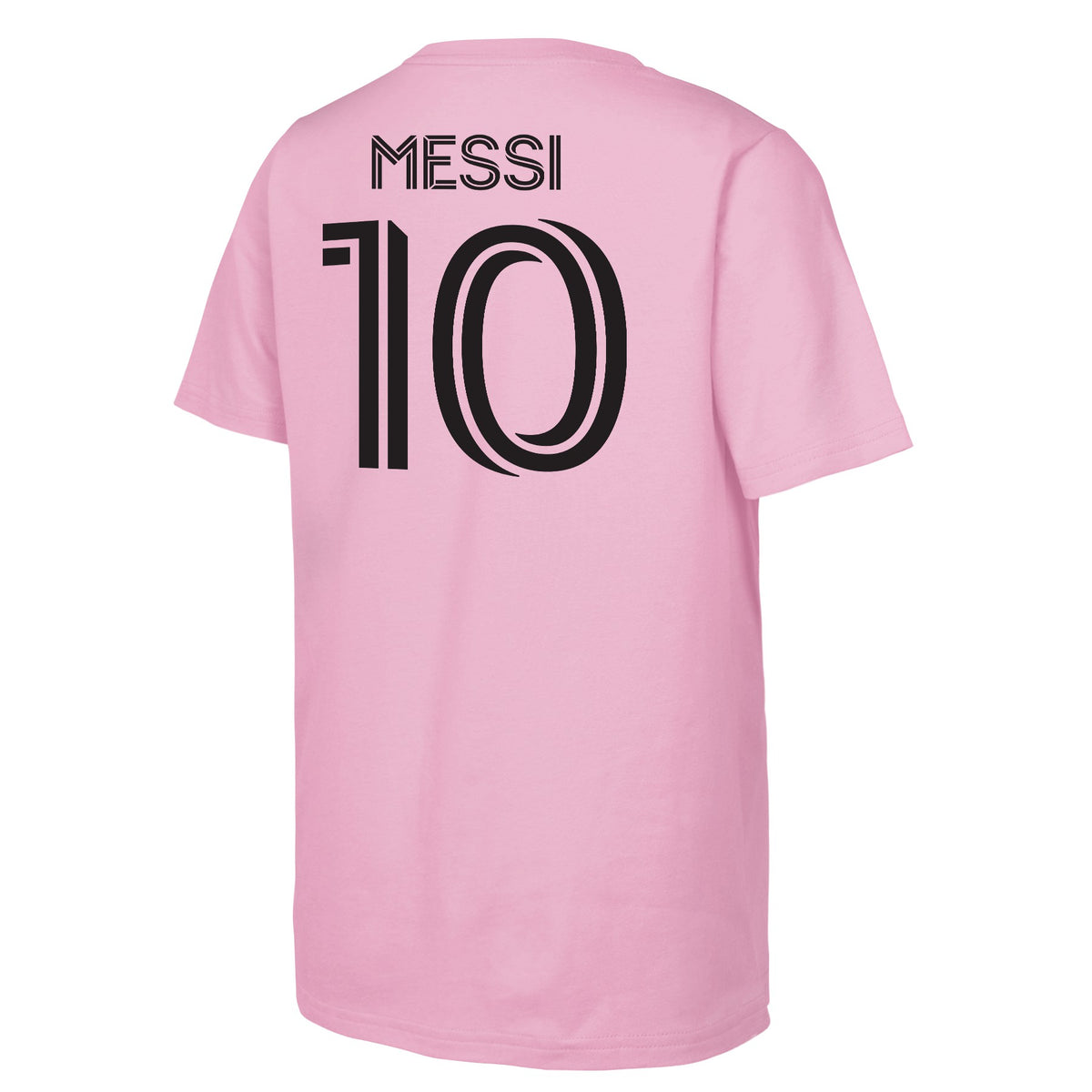 Youth Lionel Messi Inter Miami Pink Name & Number T-Shirt - Pro Jersey Sports