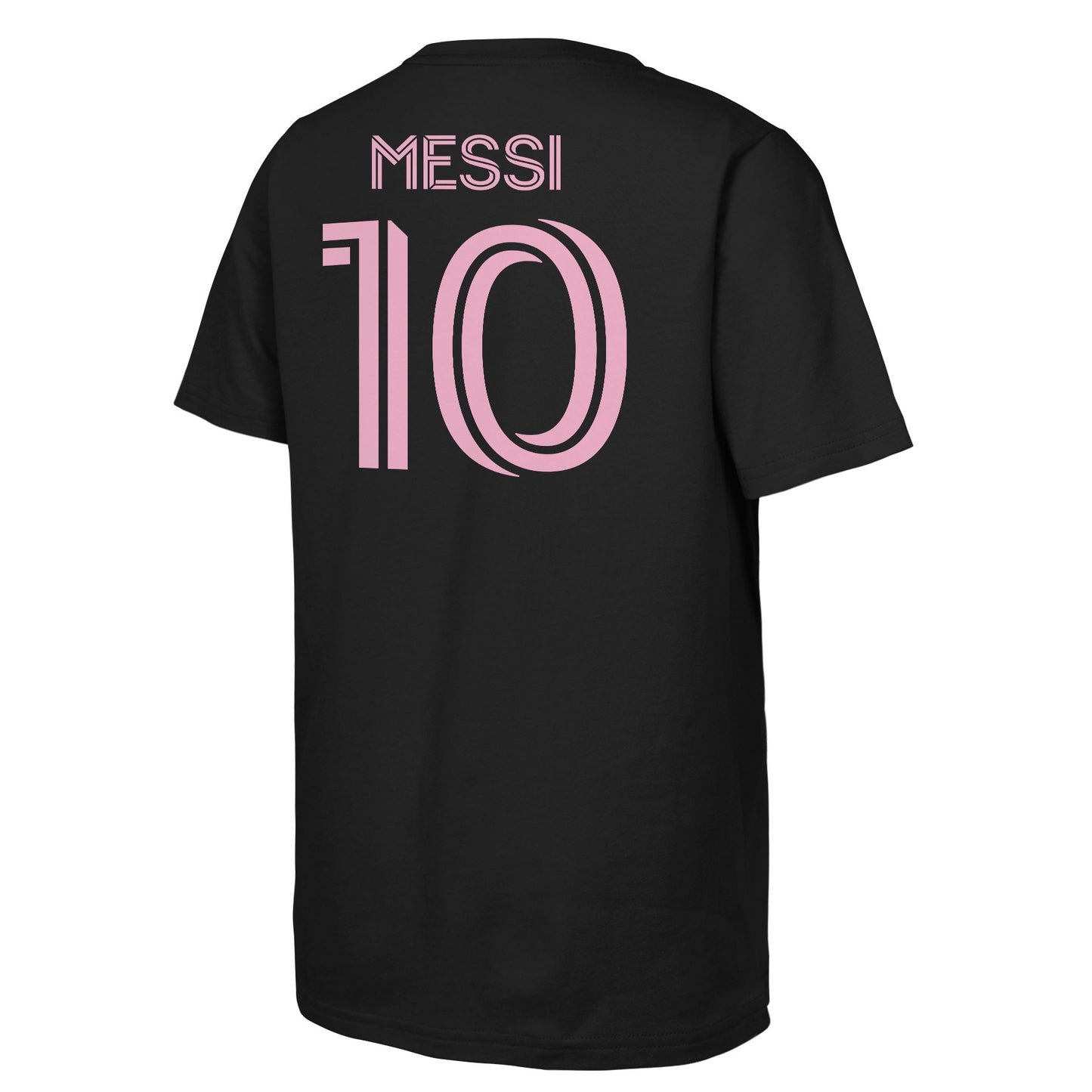 Child Lionel Messi Inter Miami Black Name & Number T-Shirt - Pro Jersey Sports