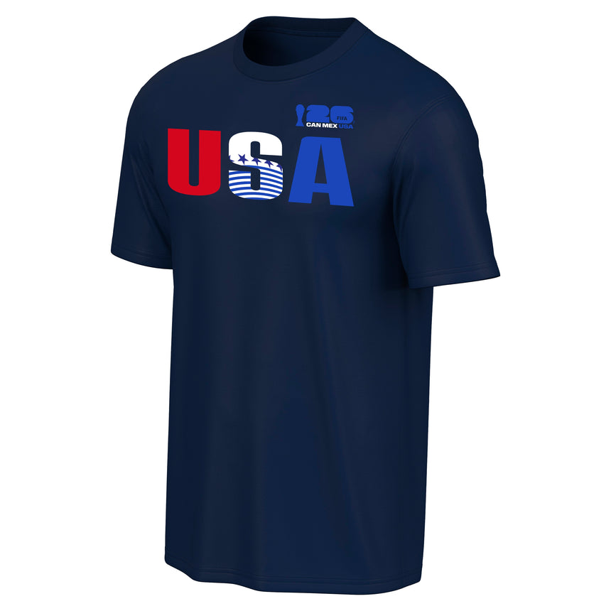 Men's USA FIFA 2026 World Cup Navy Logo T-Shirt - Pro Jersey Sports