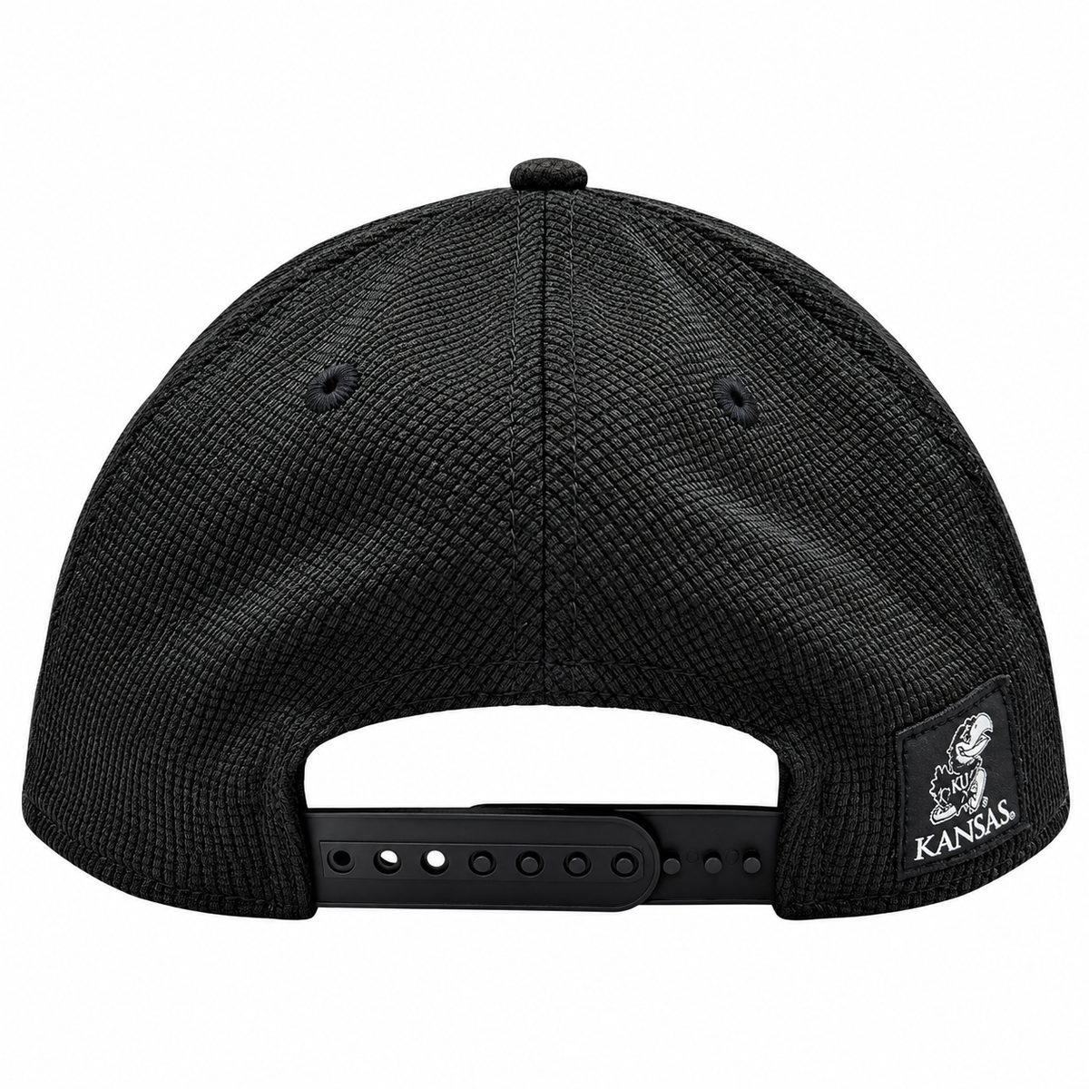 Kansas Jayhawks New Era Black Pivot 9FORTY Adjustable Hat