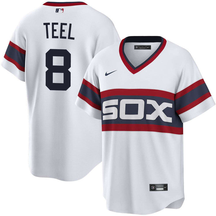 NIKE Men's Kyle Teel Chicago White Sox Alternate White Premium Twill Replica Jersey - Pro Jersey Sports