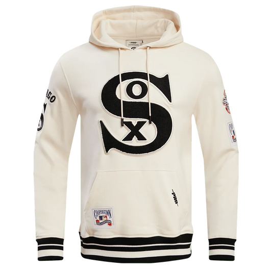 Men's Chicago White Sox Pro Standard Cream Retro Classic Pullover Hoodie