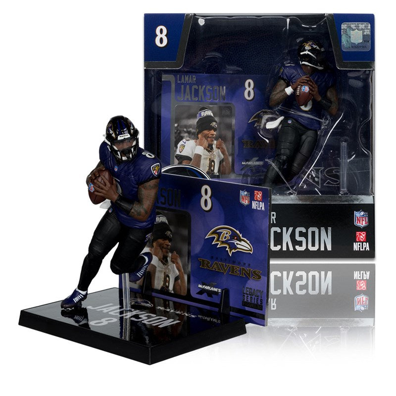Lamar Jackson Baltimore Ravens Sportspicks Legacy Series McFarlane Figure - Pro Jersey Sports
