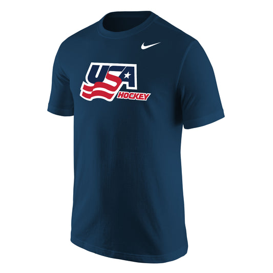 Youth 2026 USA Hockey Nike Core Navy Blue Short-Sleeve T-Shirt - Pro Jersey Sports