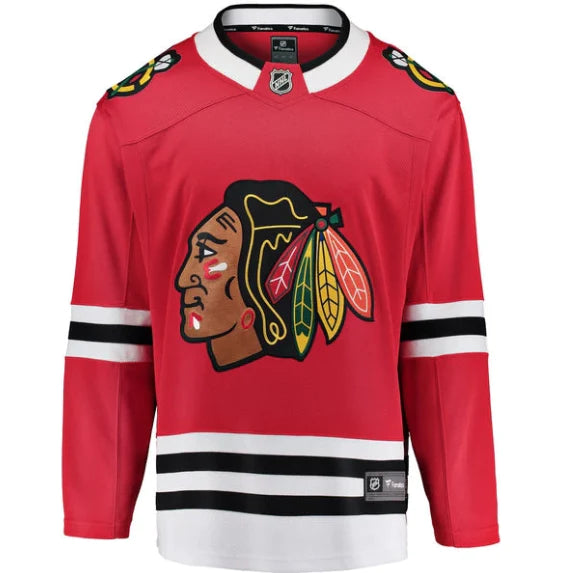 Men's Chicago Blackhawks Fanatics Breakaway Home Red Custom Jersey - Pro Jersey Sports
