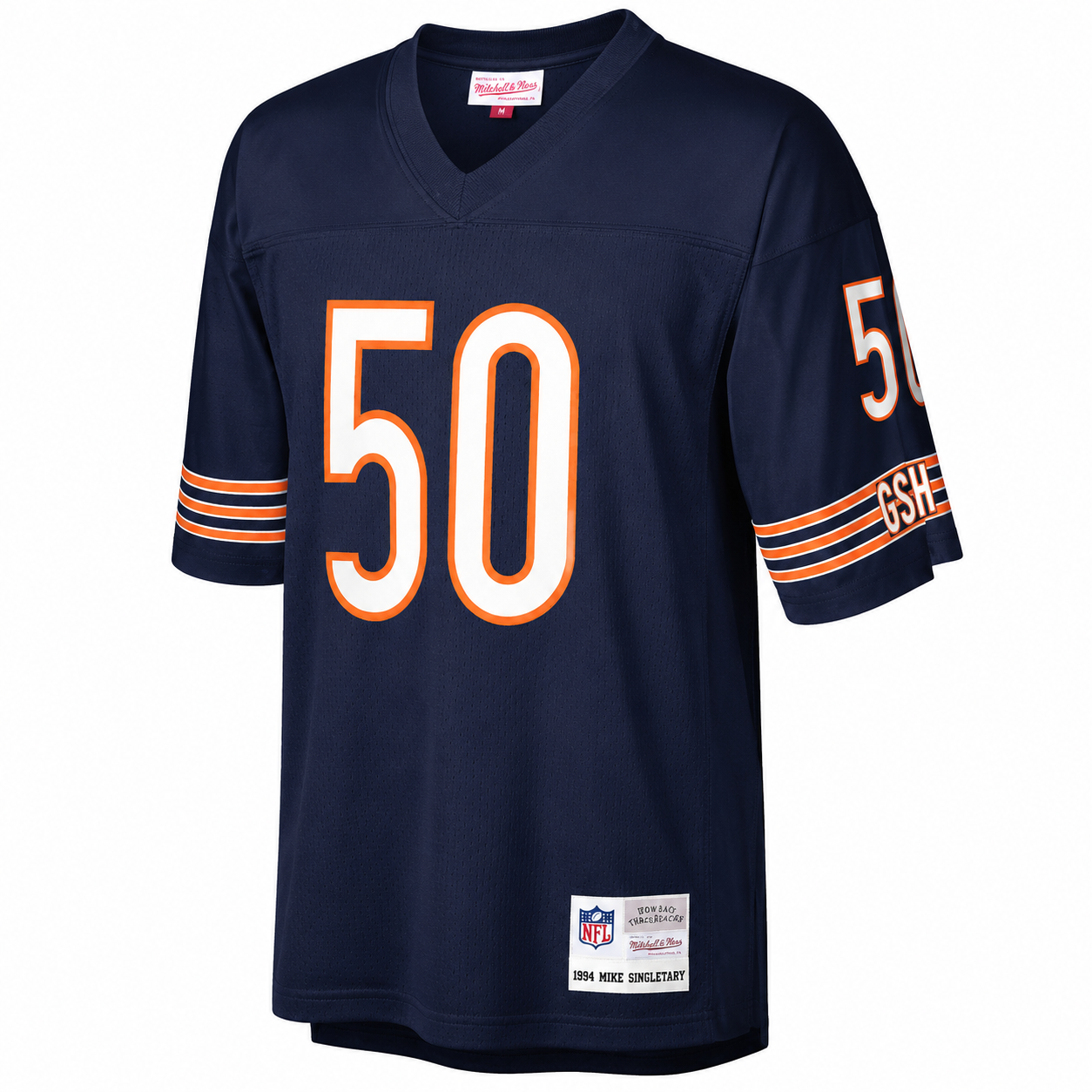 Mens Chicago Bears Mike Singletary Mitchell & Ness Navy Legacy Replica Jersey