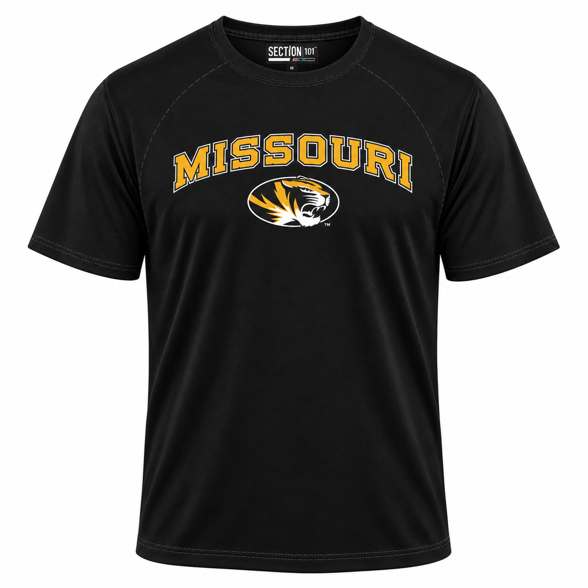 Mens NCAA Missouri Tigers Section 101 Training Tee By Majestic