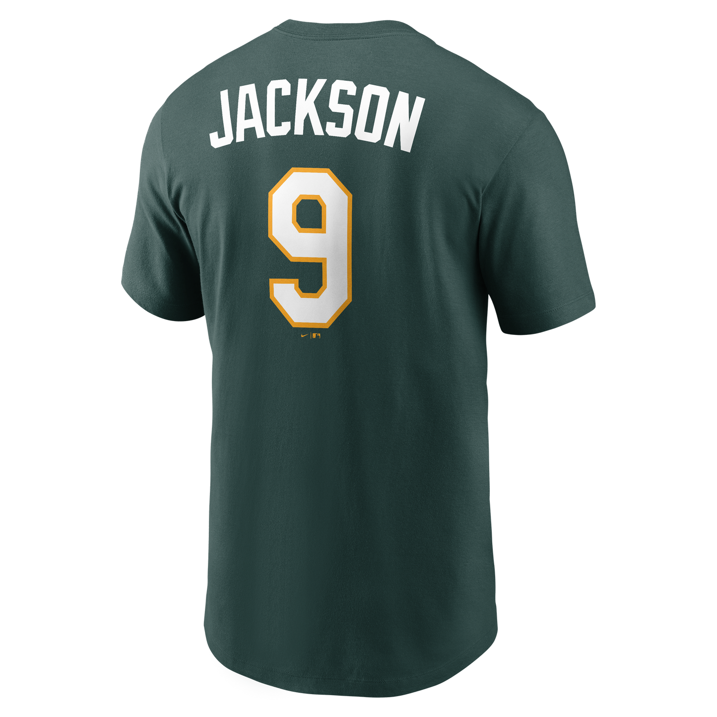 Men's Reggie Jackson Oakland Athletics Nike Green Name & Number T-Shirt
