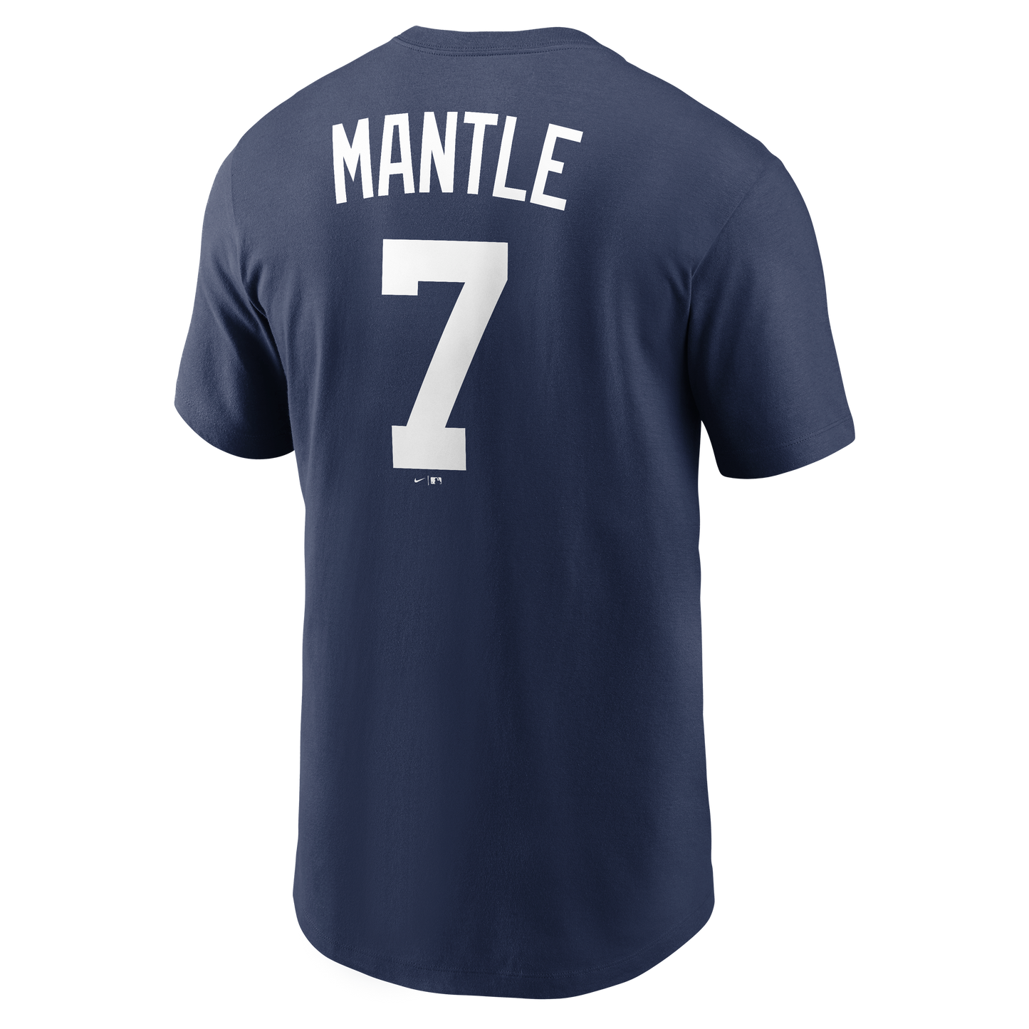 Men's Mickey Mantle New York Yankees Nike Navy Name & Number T-Shirt - Pro Jersey Sports
