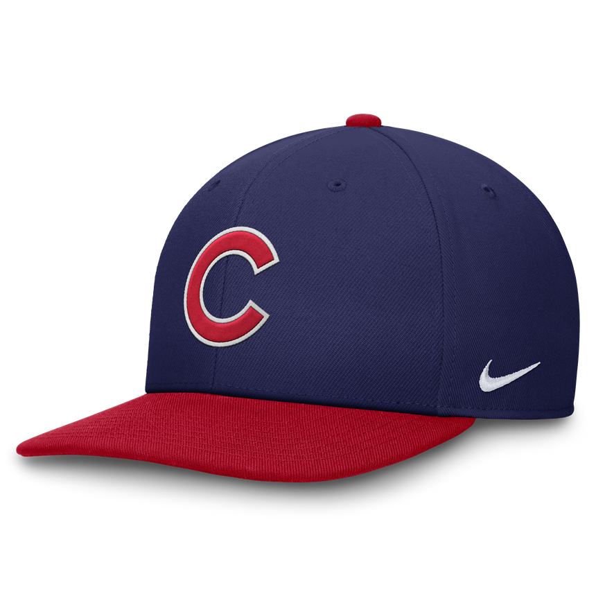 Chicago Cubs Nike Blue/Red Pro Evergreen Adjustable Snapback Hat - Pro Jersey Sports